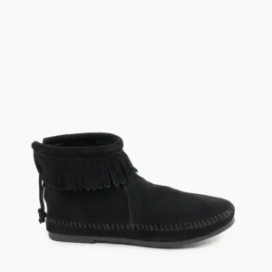 Boots|Back Zip Hardsole Boot Black