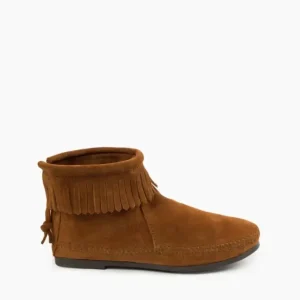 Boots|Back Zip Hardsole Boot Brown