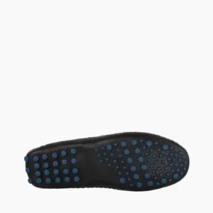 Mocs & Loafers|Black P.W. Driving Moc (Color Accents) Steel Blue