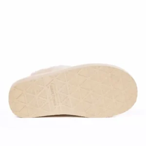 Slippers|Bow Scuff Cream