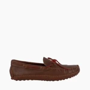 Mocs & Loafers|Brown P.W. Driving Moc (Color Accents) Brandy