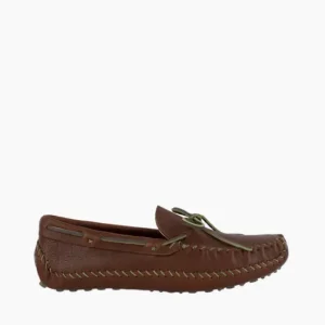 Mocs & Loafers|Brown P.W. Driving Moc (Color Accents) Olive