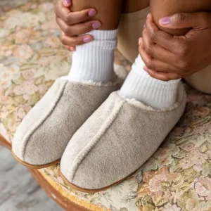 Slippers|Camp Center Scuff Tan