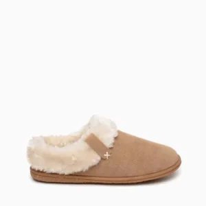 Slippers|Camp Collar Scuff Cinnamon