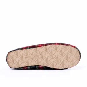Slippers|Cosi Venetian Black Tartan Plaid