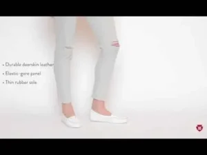 Mocs & Loafers|Deerskin Gore Front Champagne