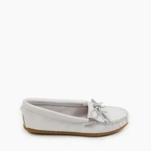 Mocs & Loafers|Deerskin Kilty White