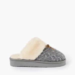 Slippers|Flurry Scuff Grey