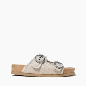 Sandals|Georgine Tan Herringbone