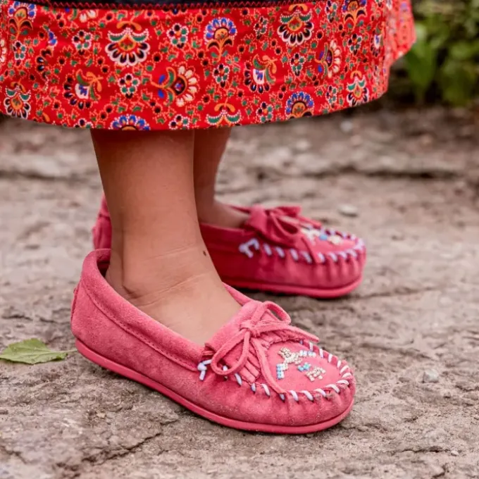 kids-thunderbird-animikii-hard-RnfqpbaP-1.webp Moccasins|Thunderbird "Animikii" Hardsole Kids' Hot Pink