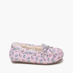 Slippers|Unicorn Moc Kids' Pink Unicorn Print