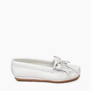 Mocs & Loafers|Kilty Plus White Leather