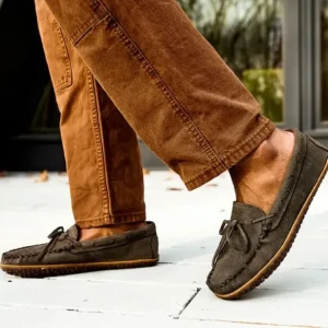 Mocs & Loafers|Tie Tread Men's Grey Ruff