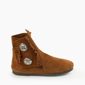 Boots|Two Button Hardsole Boot Men's Brown