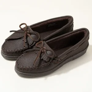 Mocs & Loafers|Moosehide Kilty Chocolate