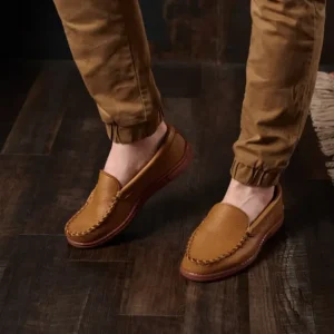Venetians|Mocs & Loafers|Moosehide Venetian Natural