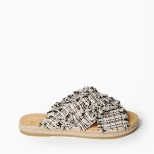 Sandals|Pearle Black White Multi