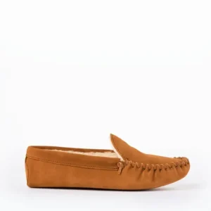 Venetians|Slippers|Pile Lined Softsole Venetian Brown
