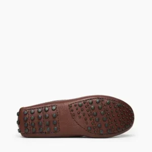Mocs & Loafers|P.W. Driving Loafer (Color Block) Black Upper and Brown Lower