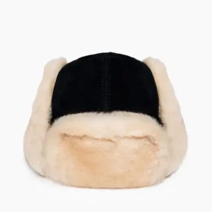 Cold Weather|Hats|Sheepskin Bomber Hat Black