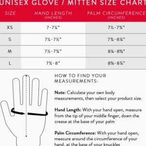 Cold Weather|Sheepskin Mittens Red