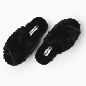 Slippers|Teddy Crossband Black