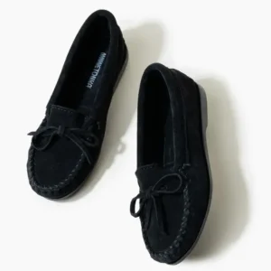 Mocs & Loafers|Tie Slip On Black