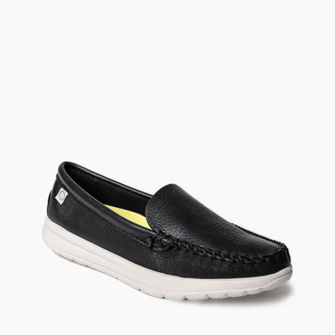 womens-discover-deerskin-HWppFRXQ-2.webp Mocs & Loafers|WoDiscover Deerskin Women's Discover Deerskin Black
