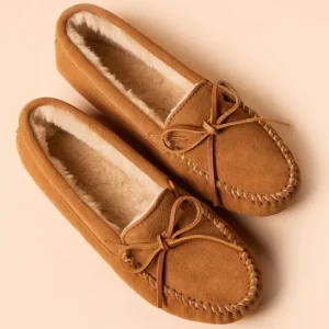 Slippers|WoPile Lined Softsole Women's Pile Lined Softsole Golden Tan