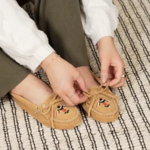 Mocs & Loafers|WoThunderbird "Animikii" Softsole Women's Thunderbird "Animikii" Softsole Tan