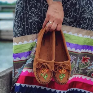 Mocs & Loafers|Ziigwan Waabigwan Hardsole Brown